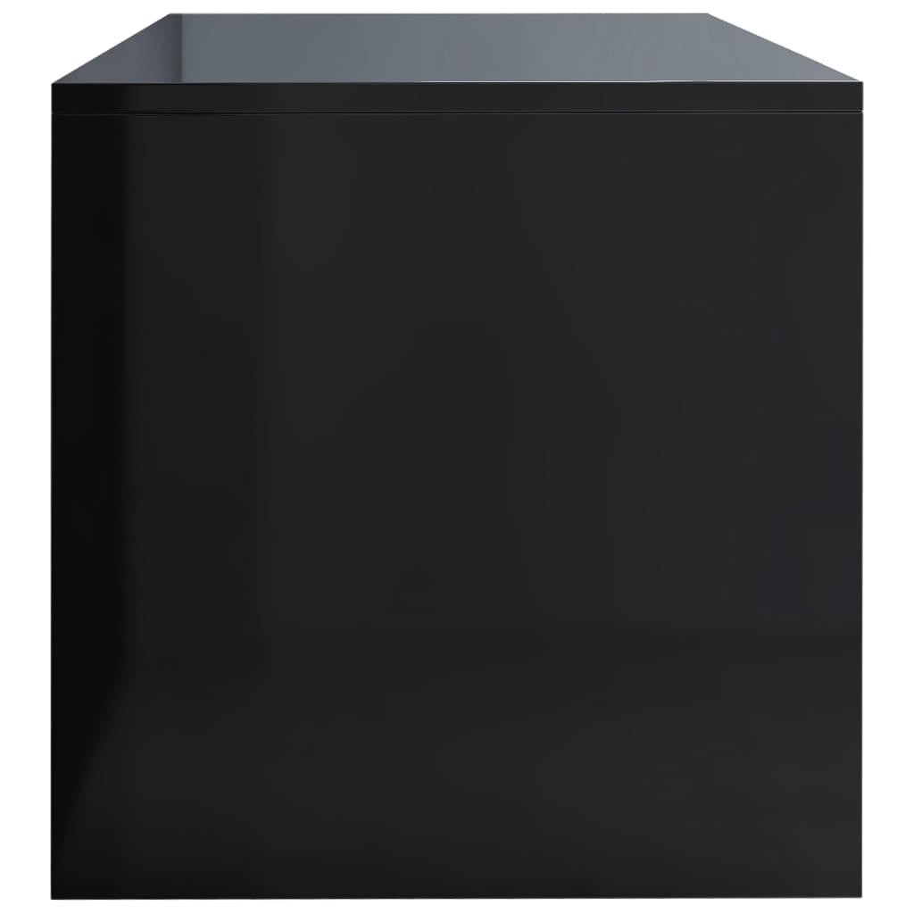 TV Cabinet High Gloss Black 100x40x40 cm Chipboard