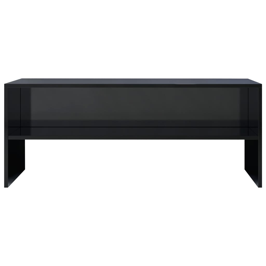 TV Cabinet High Gloss Black 100x40x40 cm Chipboard