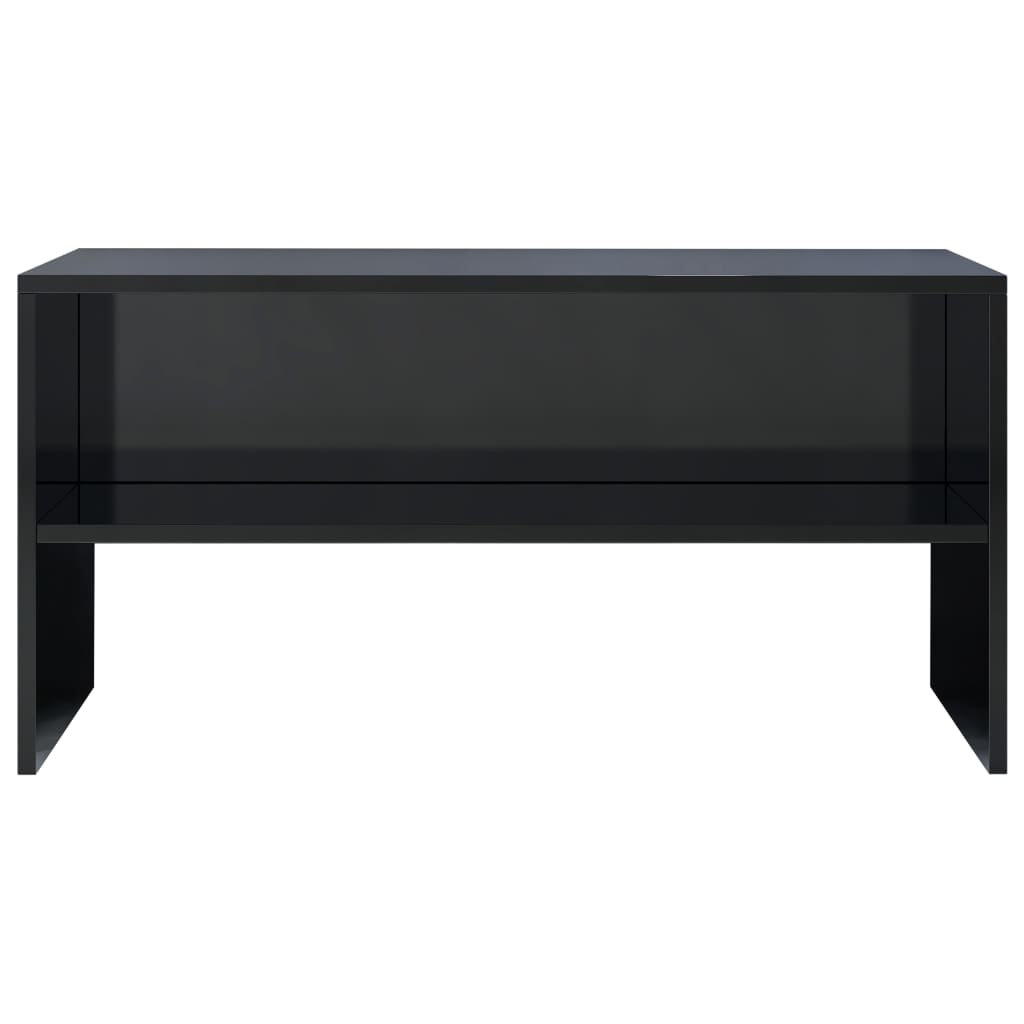 TV Cabinet High Gloss Black 80x40x40 cm Chipboard