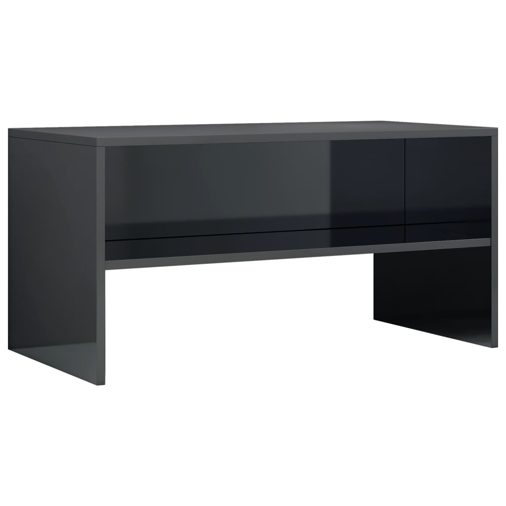 TV Cabinet High Gloss Black 80x40x40 cm Chipboard