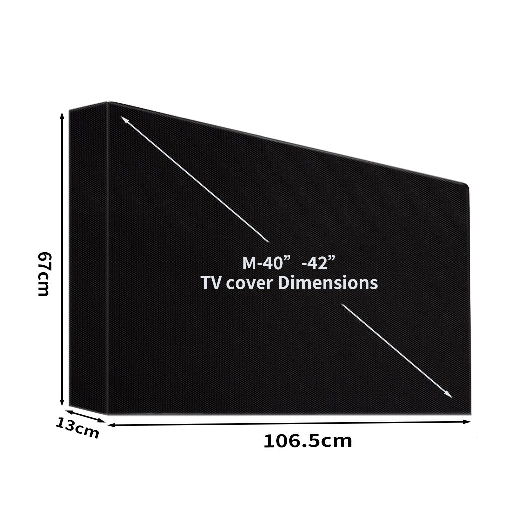 Living Room TV Cover 40"-42"Inch Television Protector Screen Waterproof