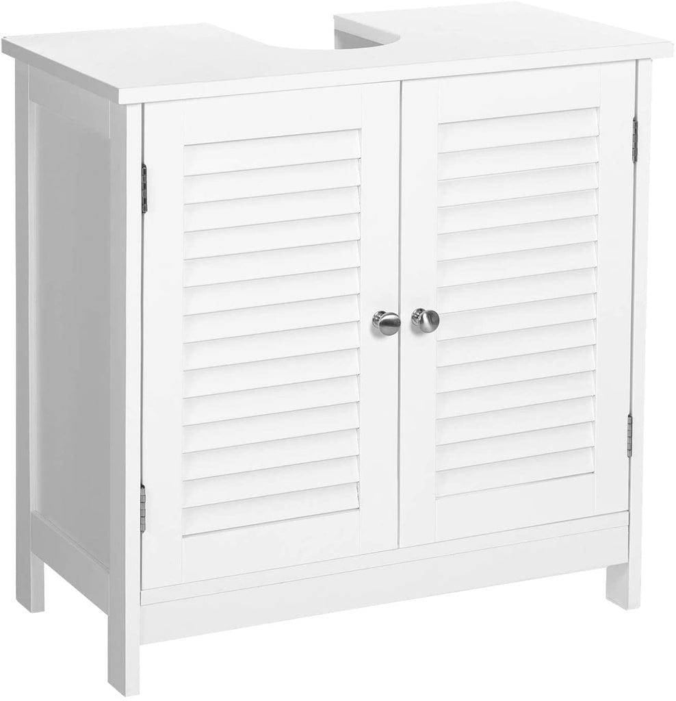 Under Sink Cabinet with 2 Doors White BBC05WT