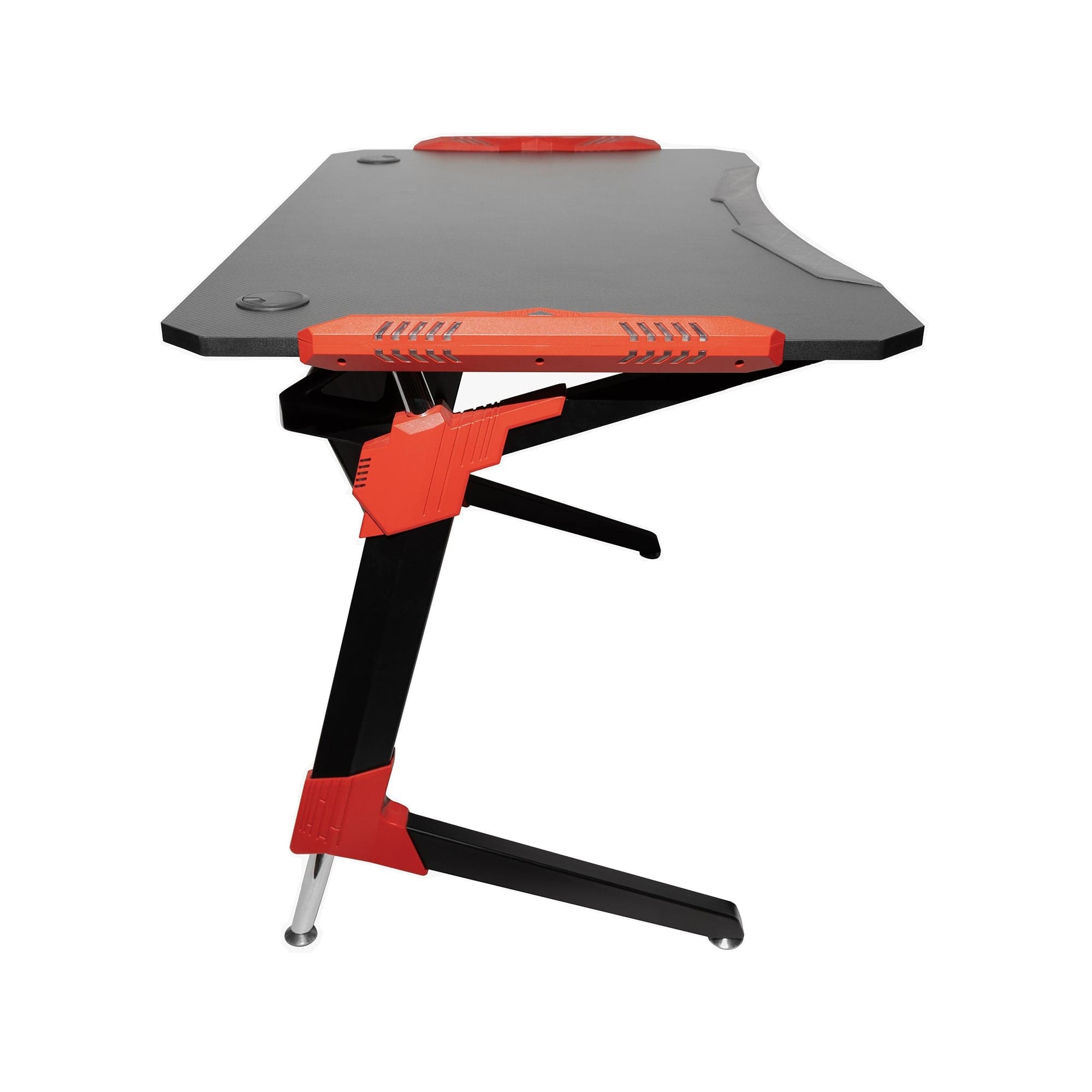 Unigamer RGB Gaming Desk in Red/Black