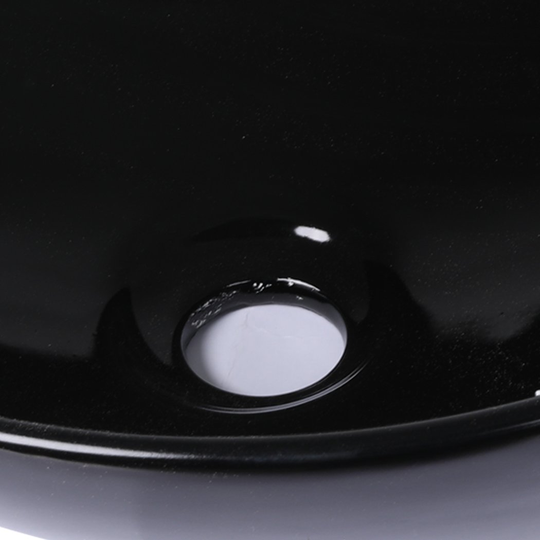 tools & accessories Wash Basin Oval Gloss Black