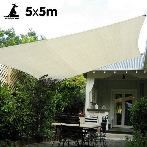 Waterproof Shade sail 5x5 160 GSM