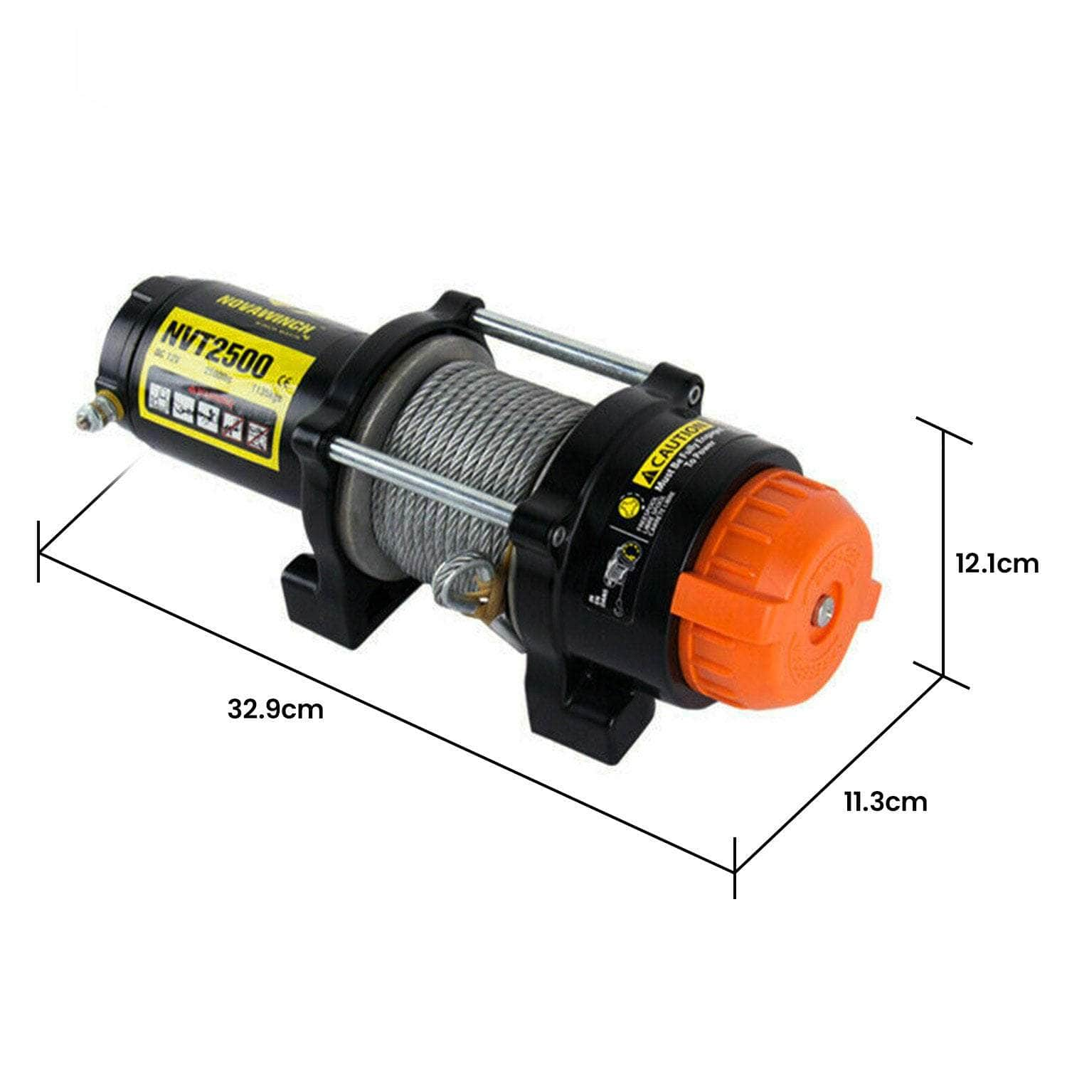 Winch T Series 12V Electric Winch 1133KG 2500LBS