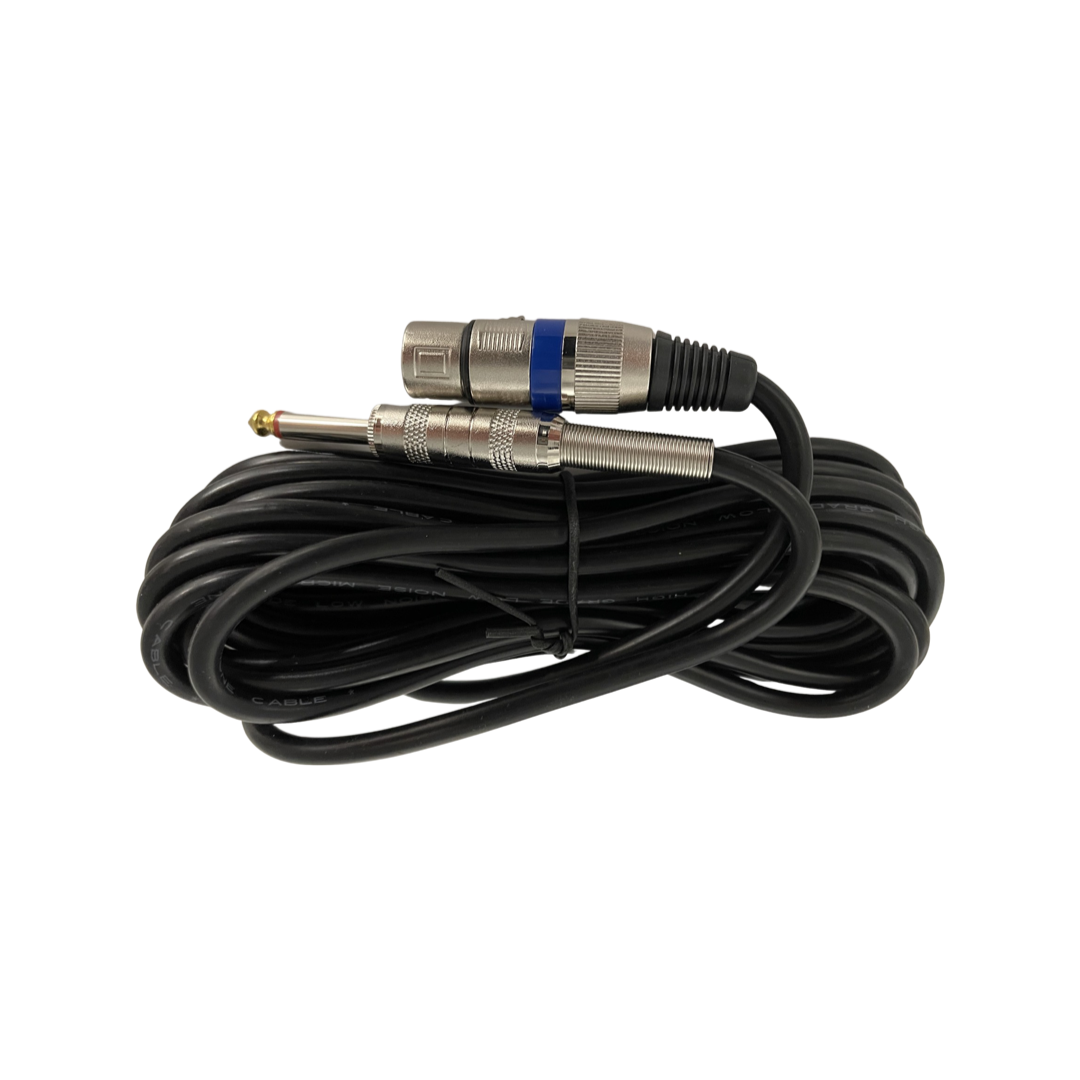 Wired Microphone 5M Lead Xlr To 1/4" Jack