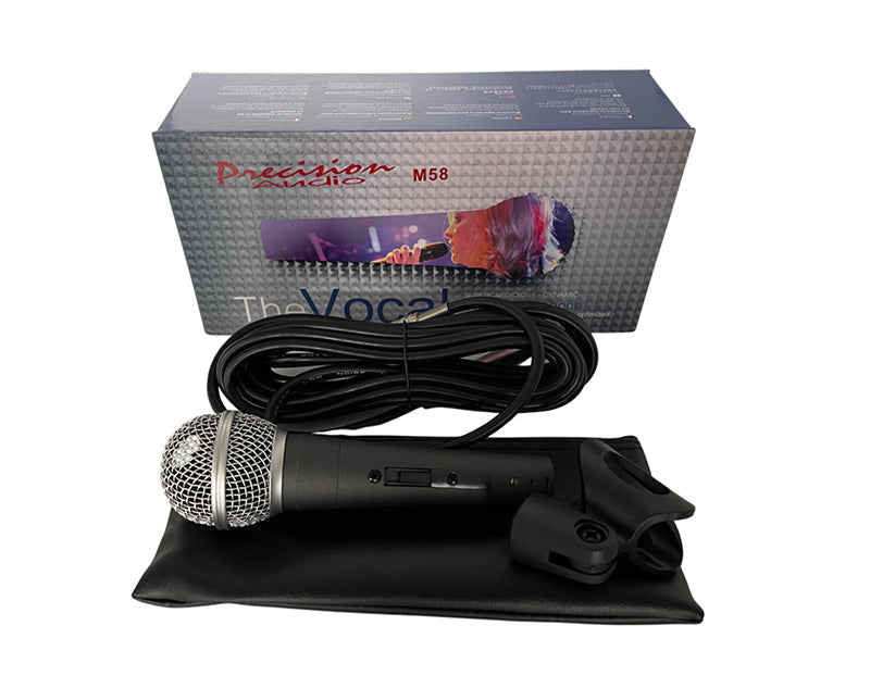 Wired Microphone 5M Xlr 1/4" Jack Cable Soft Case