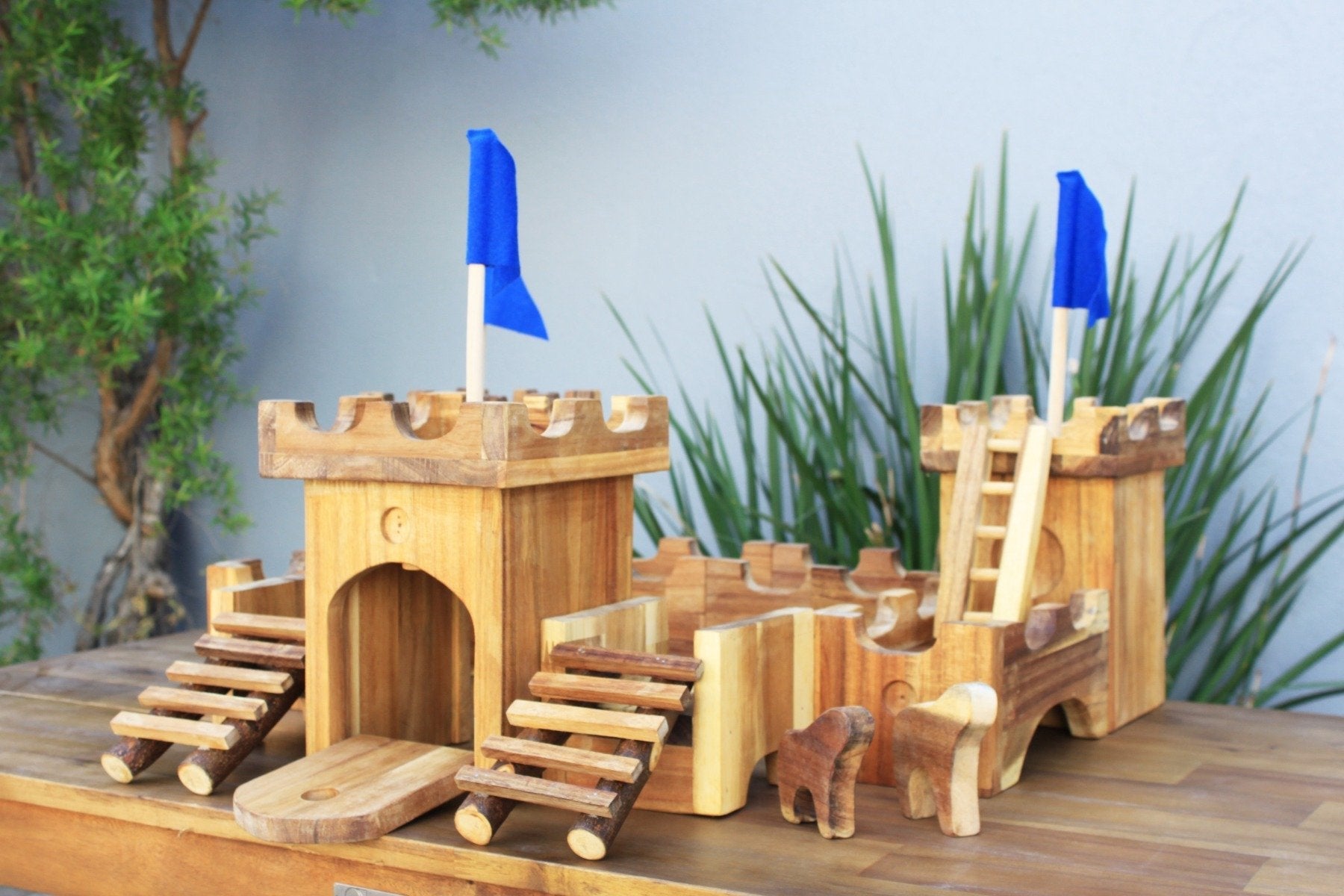 Toys Wooden Medieval Castle