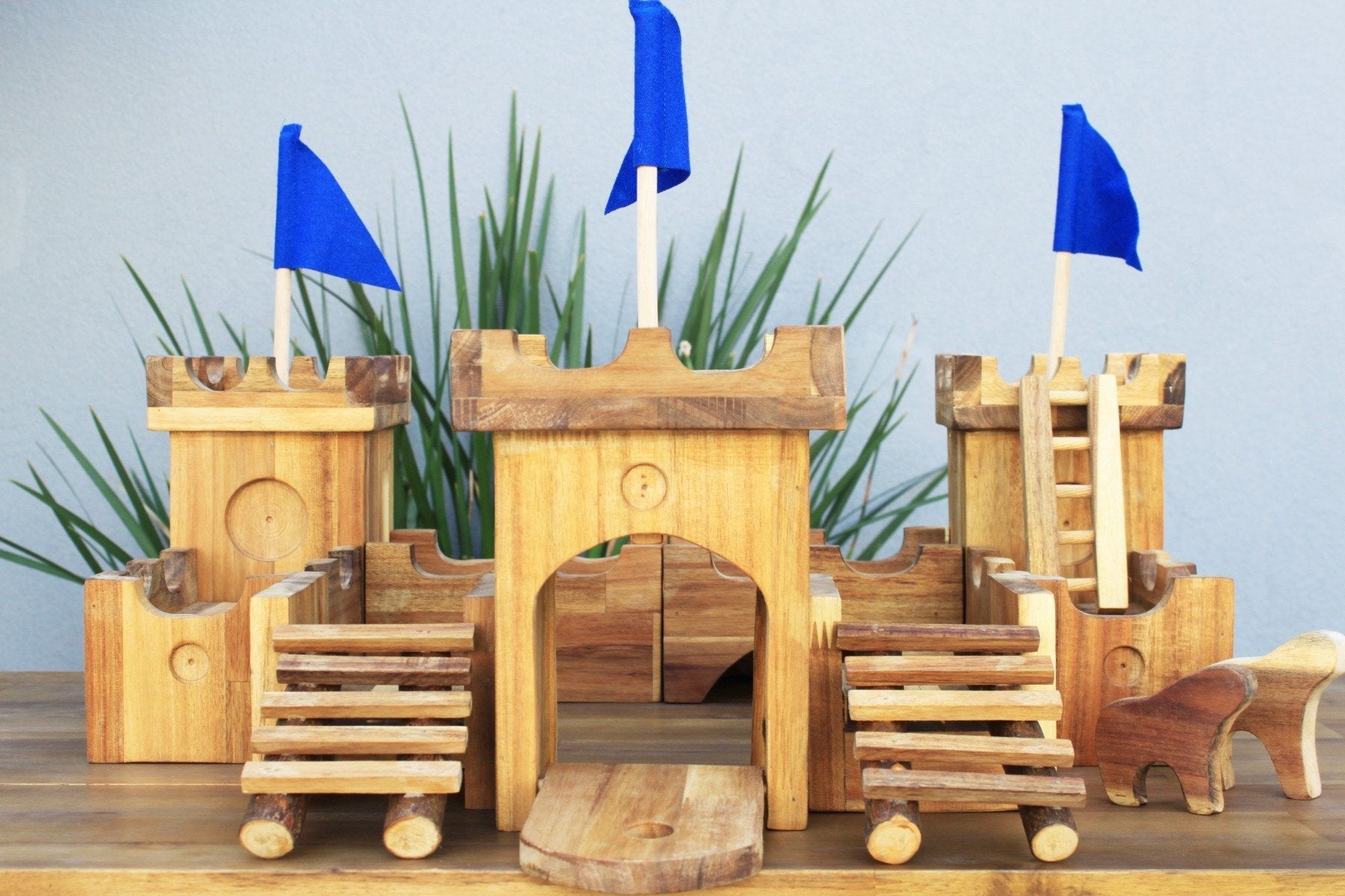 Toys Wooden Medieval Castle