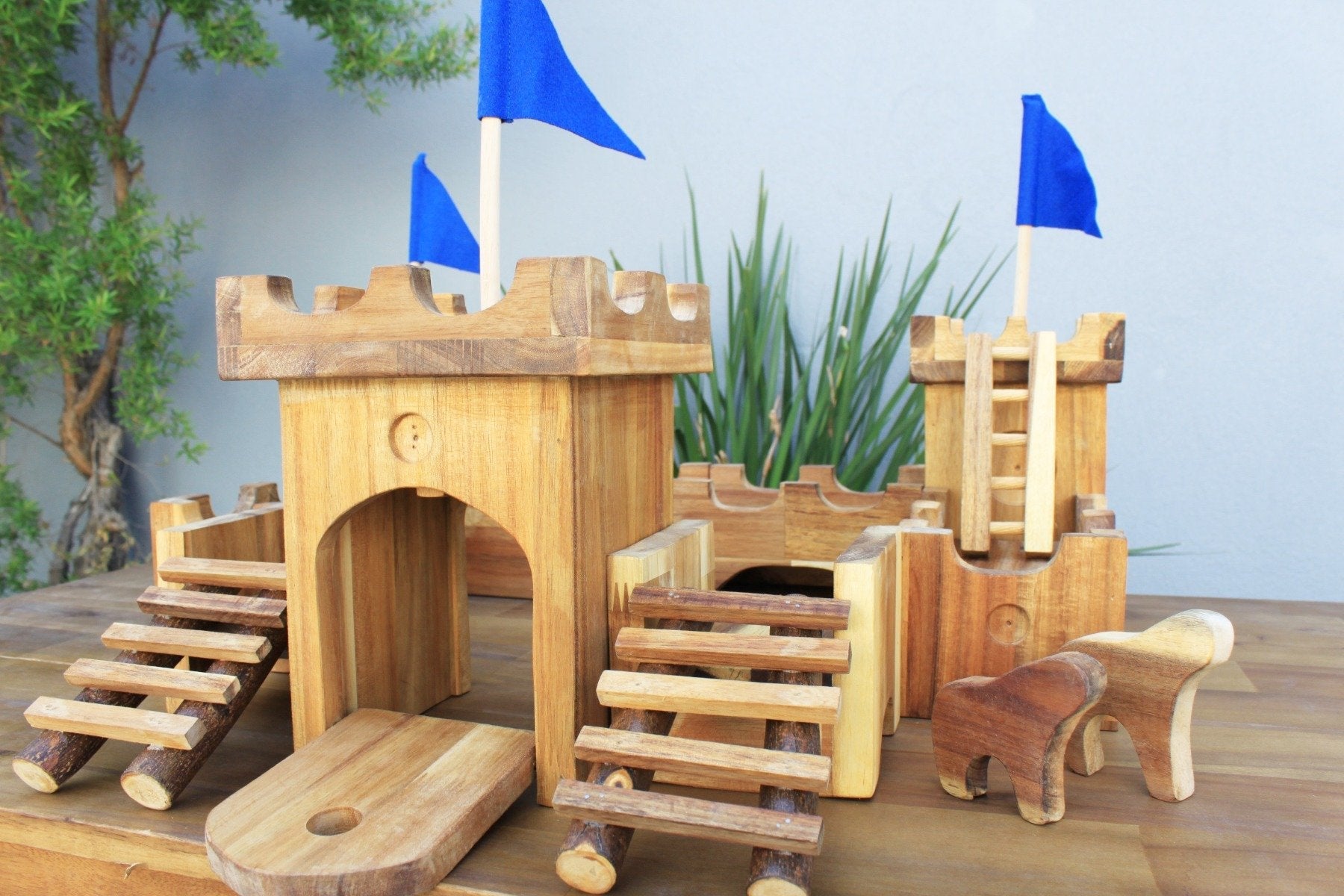 Toys Wooden Medieval Castle