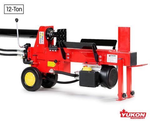 Yukon Electric 12 Ton Log Splitter Wood Cutter