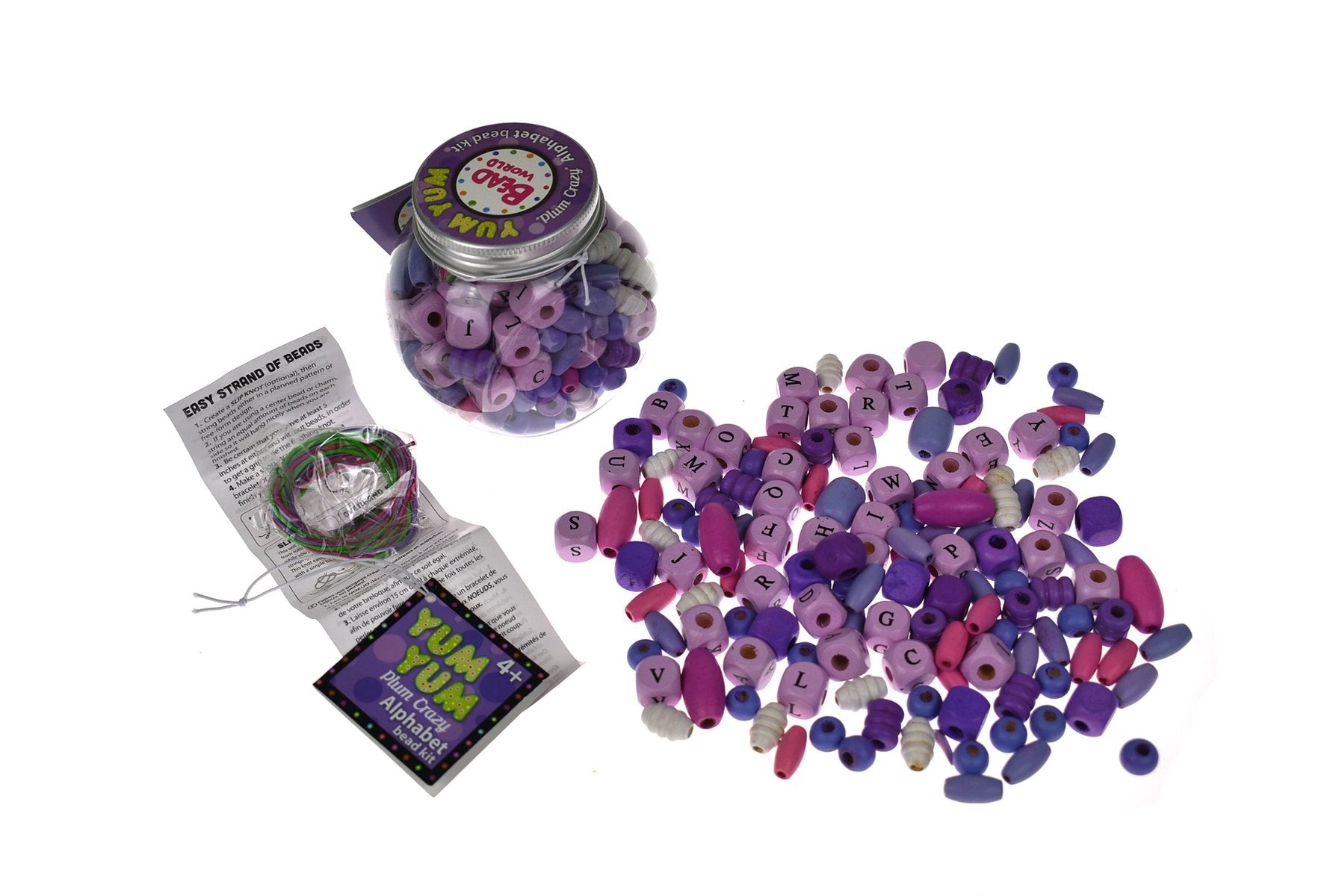 toys for above 3 years above Yum Yum Diy Alphabet Bead Purple Plum Crazy